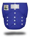 Saturn Blue Tiny Tush Elite One Size Pocket Diaper With Aplix Closure