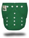 Kelly Green Tiny Tush Elite One Size Pocket Diaper With Snap Closure