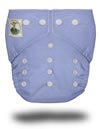 Periwinkle Tiny Tush Elite One Size Pocket Diaper With Snap Closure