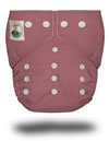 Rose Tiny Tush Elite One Size Pocket Diaper With Snap Closure