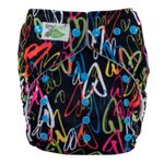 Tiny Tush Elite 2.0 One Size Pocket Diaper Snap Amore