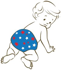 Made in USA cloth diapers, diaper covers and diapering supplies. For cloth diapers and supplies our customers can depend on Tiny Tush's reliable customer service and quick shipping.