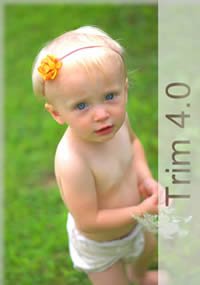 Tiny Tush Trim 4.0 One Size Fitted Cloth Diapers