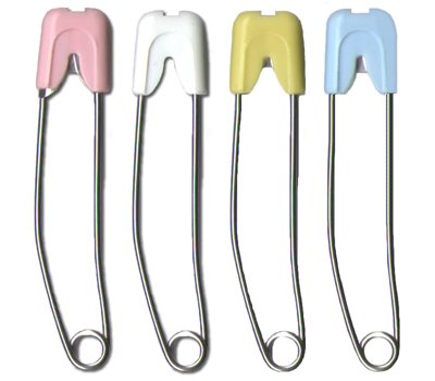dritz plastic head baby safe diaper pins